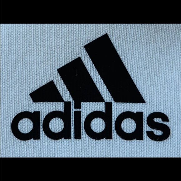 Adidas Women’s Black and White Essentials 3 Stripe Cropped Pullover Hoodie. - Picture 4 of 10